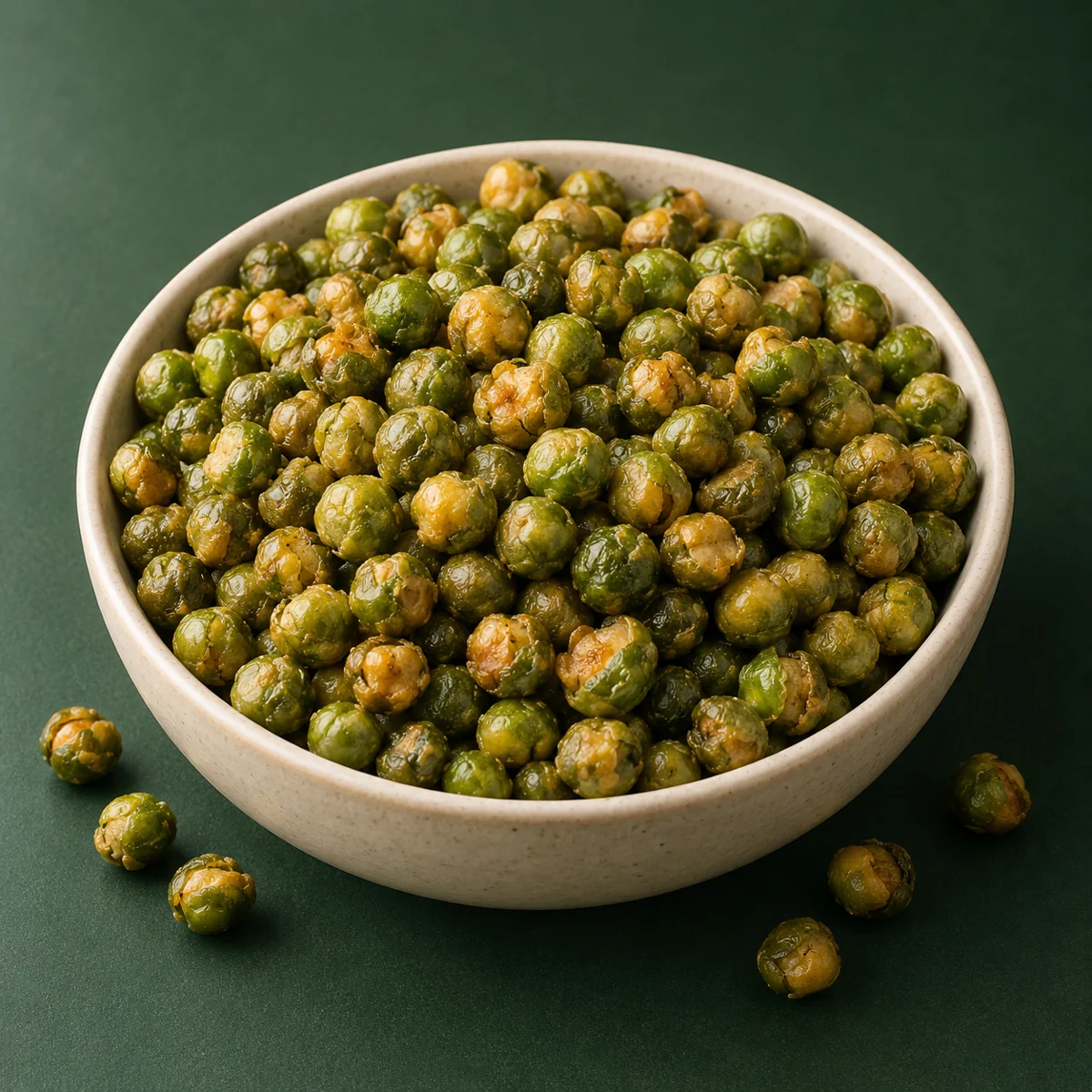 Illustration of Roasted Green Peas